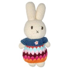 miffy 米飛 手工編織玩偶 53280720A, 夜暮彩虹, 1個