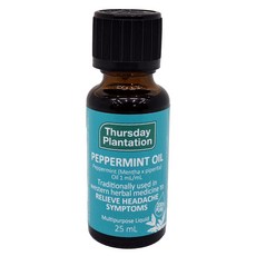 Thursday Plantation 星期四農莊 薄荷精油100%, 25ml, 1瓶