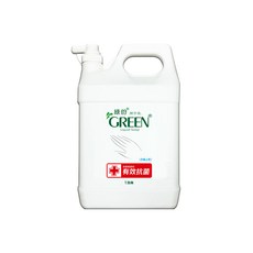 GREEN 綠的潔手乳, 含PCA-NA保濕因子和羊毛脂, 有效抗菌, 1加侖, 1桶