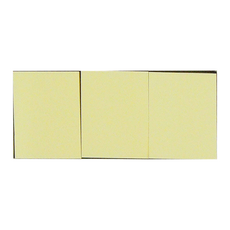 N次貼 便條紙 38x51mm (1200張/盒), 黃色, 12本, 1盒
