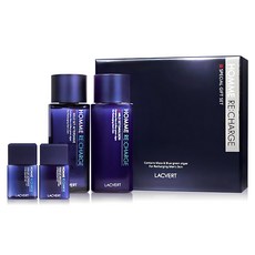 라끄베르 남성용 옴므 리차지 마일드셋 2종 기획세트, 1세트 애프터 쉐이브 185ml + 에멀전 180ml + 애프터 쉐이브 35ml + 에멀전 35ml, 1세트