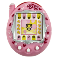 BANDAI CreerBeaute Tamagocti 唇頰膏 - 水蜜桃粉色電子寵物造型, 水蜜桃粉紅色, 1個
