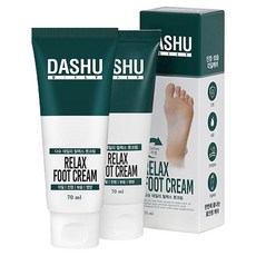 다슈 데일리 릴렉스 각질제거 고보습케어 풋크림, 70ml, 2개, 1개입
