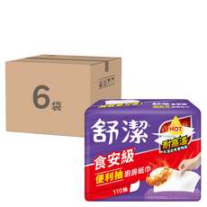 舒潔 Viva 抽取式廚房紙巾, 方便抽取 強韌吸力, 3包, 6袋