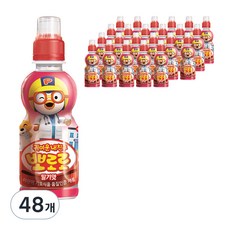 뽀로로 귀여운 내친구 어린이 음료 딸기맛 235 ml, 235ml, 48개