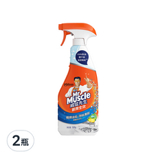 威猛先生廚房全效噴槍瓶 清爽檸檬, 超強效配方融油No.1, 500g, 2瓶