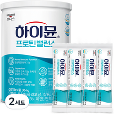 일동후디스 하이뮨 프로틴 밸런스 캔 + 스틱 세트, 2세트