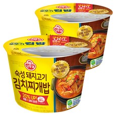 OTTOGI 不倒翁 熟成豬肉泡菜鍋即食杯飯, 310g, 2個