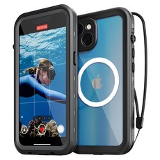 Magsafe全包覆360度防水鎖防水手機殼手機防水包, iPhone 13, 1個