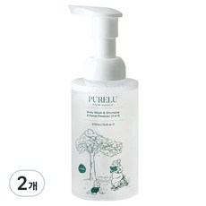 purelu 幼兒用沐浴乳和洗髮精和3in1潔膚露, 2個, 370ml