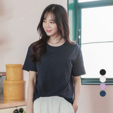 모시황토반팔티