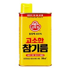 OTTOGI 不倒翁 芝麻油, 500ml, 1罐