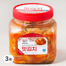 종가 맛김치 PET, 1.2kg, 3개