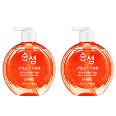 순샘 구연산 자몽 용기 세제, 500ml, 2개 500ml, 2개