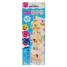 pinkfong 碰碰狐 趣味疊疊樂，40塊原木材質, 1盒