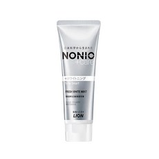 LION 獅王 NONIO 終結口氣牙膏 晶燦亮白, 雙重淨化因子 LSS成分 長效清新口氣, 130g, 1條