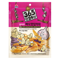 사조 한입먹태 빠삭한입먹태 갈릭맛, 25g, 1개