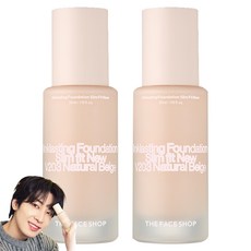 더페이스샵 잉크래스팅 파운데이션 슬림핏 뉴 35ml, V203, 2개