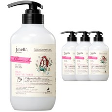 jmella 迪士尼公主聯名護髮素 小美人魚甜美漿果花香, 500ml, 4個