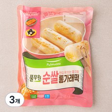 풀무원 순쌀 통가래떡, 3개, 400g