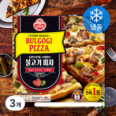 오뚜기 불고기 피자 (냉동), 396g, 1개입, 3개