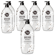 샤워메이트 클린코튼 바디워시, 1.2kg, 6개 1200g, 6개