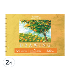 DOOSUNG PAPER Art Prince繪圖春季素描本 220g D01, 2個, 25張, A4