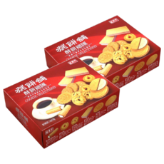 盛香珍 糕餅舖 酥餅總匯, 特濃花生口味法國薄酥 + 咖啡口味捲心脆捲 + 花生口味煎餅 + 奶油口味斯納普蛋酥 + 香芋口味夾心酥 + 巧克粒奶酥, 2盒