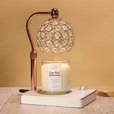Candle Department Store 大豆蠟燭 280g+香氛加熱器組, 青檸羅勒普通話
