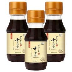 신앙촌 양조 깔끔한 국간장, 120ml, 3개