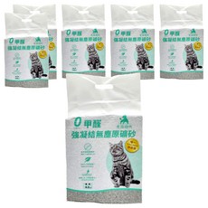 毛孩時代 強效凝結無塵原礦砂 4kg, 6袋