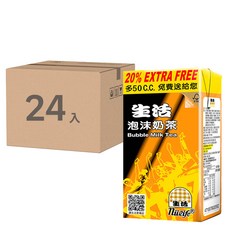 Nulife 生活 泡沫奶茶, 100%天然紅茶茶葉,紐西蘭牛奶調和 24入, 300ml