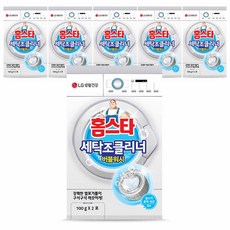 홈스타 버블워시 세탁조 클리너 드럼겸용 2p, 200g, 6개