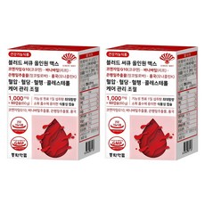 동화약품 블러드 써큐 올인원 맥스 혈압 혈당 혈행 콜레스테롤 케어 관리 조절, 60정, 2개 60정, 2개