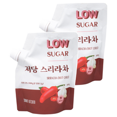 스마트키친 저당 스리라차 핫칠리, 300g, 2개
