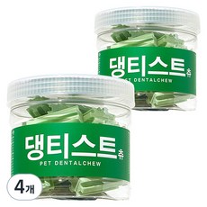 헬로마이펫 강아지 덴탈껌 댕티스트 츄, 4개, 300g, 청사과맛