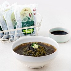 GRN 초록이 다시마국수 180g x 7팩 + 모밀육수 50g x 7팩 세트, 1세트