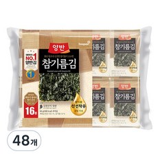 동원 참기름김 식탁 8p, 64g, 3개 4g, 48개