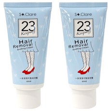 St.Clare 聖克萊爾 一抹溜溜毛髮順理霜 60ml, 保濕舒緩修護, 適用於手腳和腋下, 2條