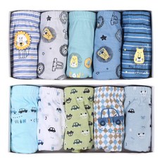 Kids Line 男童三角內褲Lionstar 5件+迷你車5件套