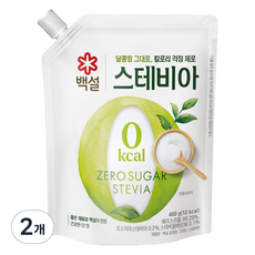 백설 스테비아, 2개, 400g 2개, 400g