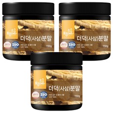 토종마을 더덕 사삼 분말, 150g, 3개