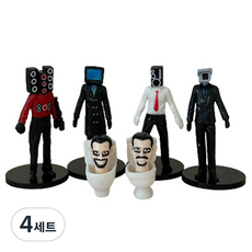 Skibbidi 馬桶公仔迷你 6 件套, 4組