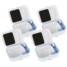 假牙收納盒 高級型, 1入, 4個