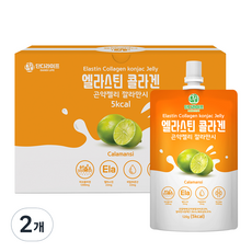 단디라이프 엘라스틴 콜라겐 곤약젤리 깔라만시맛 10개입, 840g, 2개