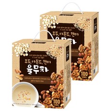 남양유업 호두 아몬드 현미 율무차, 18g, 100개입, 2개