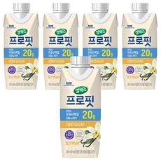 셀렉스 프로핏 우유단백질 밀크 바닐라 드링크믹스 RTD, 5개, 250ml, 5개 5개, 250ml, 5개