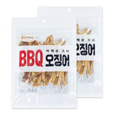  리프레쉬 바비큐 조미 BBQ 오징어, 200g, 2개 