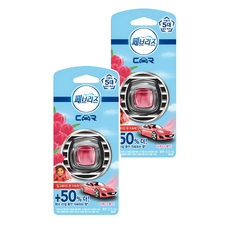 페브리즈 차량용 방향제, 2개, 다우니 향기 2개, 다우니향