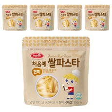 베베스트 처음에 쌀파스타 현미, 100g, 5개